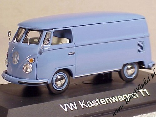 Schuco Schaalmodel Diecast VW T1 Spijlbus Gesloten Model